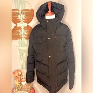 Levi’s artic cloth puffer jacket Sz:small